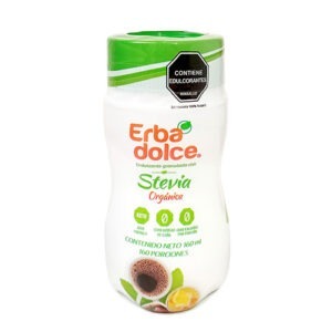 Stevia Orgánica en Polvo Frasco x 160g Erba Dolce